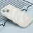 WT Series for iPhone 14 Case Anti-Slip Grip Wave Curly Frame Shape TPU+PC Phone Cover - White - 3