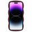 WT Series for iPhone 14 Pro Case Wave Edge TPU+PC Protective Phone Cover - Wine Red - 2