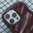 WT Series for iPhone 14 Pro Case Wave Edge TPU+PC Protective Phone Cover - Wine Red - 5
