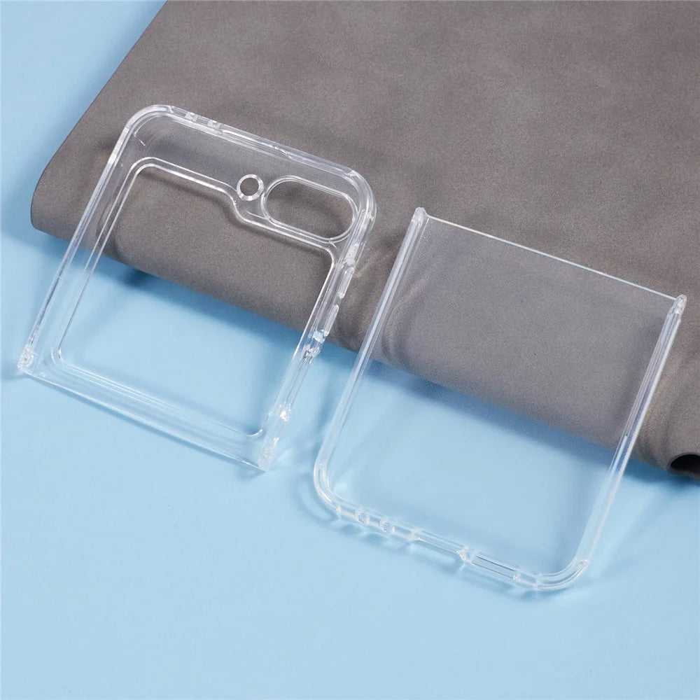 For Samsung Galaxy Z Flip7 FE 5G / Z Flip6 5G Case Anti-Scratch Transparent TPU Phone Cover - 4