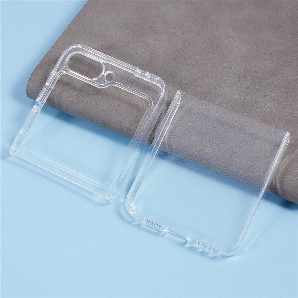 For Samsung Galaxy Z Flip7 FE 5G / Z Flip6 5G Case Anti-Scratch Transparent TPU Phone Cover - 5
