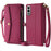 For OnePlus Nord CE4 5G Case Zipper Wallet Stand Leather Phone Cover with Adjustable Lanyard - Red - 1
