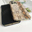 For iPhone 14 Pro Case PC+PU Leather Protective Cover Snake Texture (Not Complete Covering) - Blue - 3