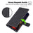 For TCL 505 RFID Blocking Leather Cover with Wallet Cell Phone Accessories   - Black - 4
