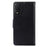 For TCL 505 Shockproof Phone Case PU Leather+TPU Shell   Phone Stand Cover Wallet - Black - 7