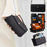 For TCL 505 Case Card Holder Zipper Wallet Folding Stand Leather Phone Cover with 2 Straps - Black - 2