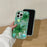 Silicone+PC Phone Cover for iPhone 15 Pro IMD Pattern Phone Case   Mobile Accessories - Coconut - 3