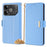 For TECNO Pova 6 5G Crossbody Wallet Case PU Leather Purse Card Slots Flip Phone Cover - Blue - 1