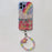For iPhone 15 Pro Flower Rainbow Pattern Mobile Phone Case Solid Silicone Phone Shell - Rose - 1