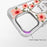 For iPhone 15 Pro Max Phone Case Pattern Design Mirror Surface Acrylic+TPU Phone Cover - Red Flower - 7