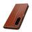 For Sony Xperia 1 VI Case Split Leather Wallet Card Slots Phone Cover Crazy Horse Texture - Light Brown - 7