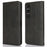 For Sony Xperia 1 VI Case PU Leather Wallet Stand Magnetic Closing Phone Cover - Black - 1