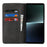 For Sony Xperia 1 VI Case PU Leather Wallet Stand Magnetic Closing Phone Cover - Black - 2