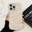 For iPhone 13 Pro Max Case Anti-Scratch TPU Phone Cover with Water Ripple Design - White - 2