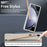 For Galaxy Z Fold6 5G Phone Case Skin-Touch Hard PC Shell with Stylus - Light Grey - 5