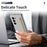 For Galaxy Z Fold6 5G Phone Case Skin-Touch Hard PC Shell with Stylus - Light Grey - 7