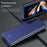 For Samsung Galaxy Z Fold6 5G Matte Case Skin-Touch Hard PC Phone Cover - Sapphire - 6