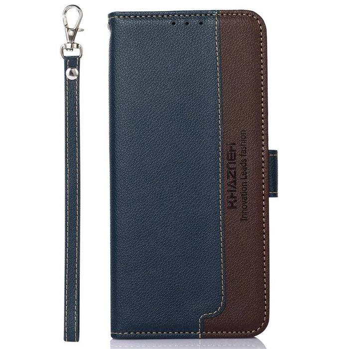 KHAZNEH For Sony Xperia 10 VI Case RFID Blocking Wallet Leather Flip Phone Cover - Blue - 6