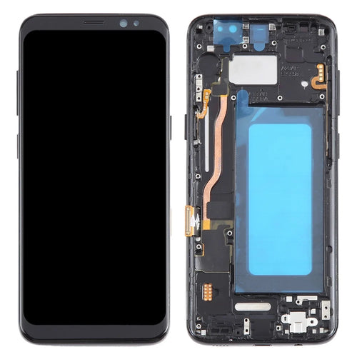 For Samsung Galaxy S8 G950 Grade C LCD Screen and Digitizer Assembly + Frame Part (TFT Technology) (Without Logo) - Black - 1