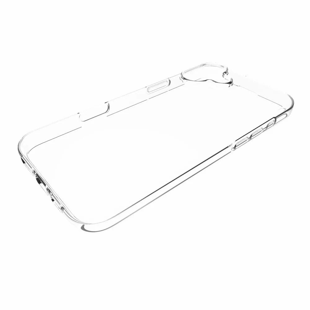 For iPhone 16 Plus Phone Cover Non-Slip TPU Watermark-Free Glossy Clear Case - 5