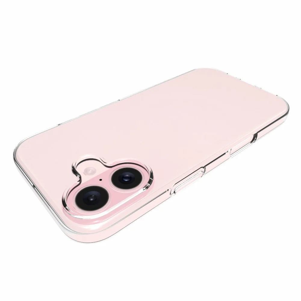 For iPhone 16 Non-Slip TPU Phone Case Watermark-Free Glossy Anti-Scratch Clear Phone Cover - 4