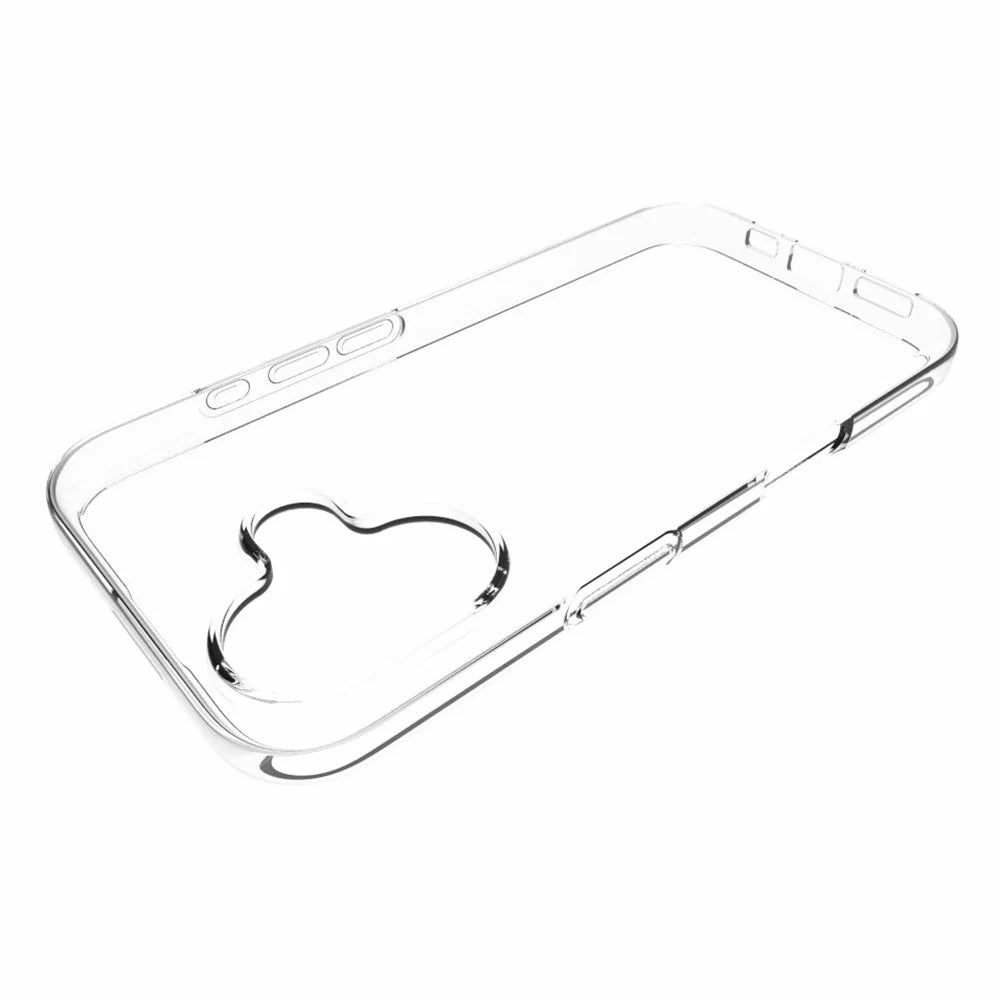 For iPhone 16 Non-Slip TPU Phone Case Watermark-Free Glossy Anti-Scratch Clear Phone Cover - 5