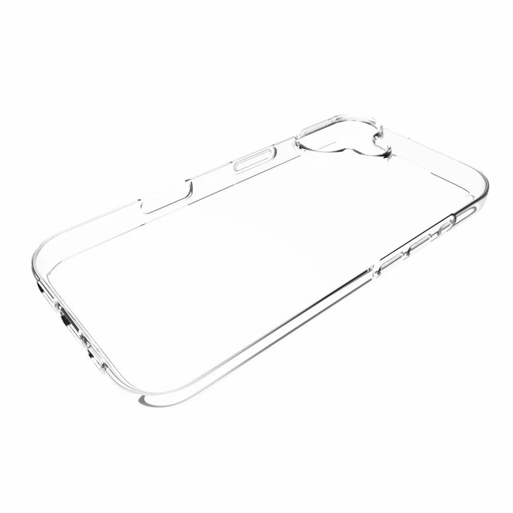 For iPhone 16 Non-Slip TPU Phone Case Watermark-Free Glossy Anti-Scratch Clear Phone Cover - 6