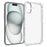 For iPhone 16 Plus Slim-Fit Phone Case TPU Shell Non-Slip HD Transparent Mobile Phone Cover - 1