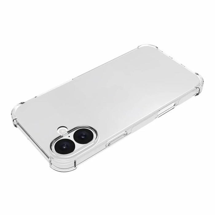 For iPhone 16 Plus Slim-Fit Phone Case TPU Shell Non-Slip HD Transparent Mobile Phone Cover - 4