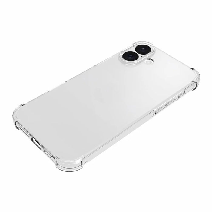 For iPhone 16 Plus Slim-Fit Phone Case TPU Shell Non-Slip HD Transparent Mobile Phone Cover - 5