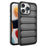 For iPhone 13 Pro Case Heat Dissipation PC+TPU Matte Phone Cover - Black - 1