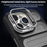 For iPhone 13 Pro Case Heat Dissipation PC+TPU Matte Phone Cover - Black - 2