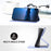 YX0070 For Google Pixel 8a Case Carbon Fiber Texture Shockproof Leather Phone Cover with Wallet - Light Purple - 7