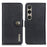 KHAZNEH For Sony Xperia 1 VI Magnetic Phone Case Wallet Cowhide Texture Drop Protection Cover - Black - 1