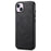 DENIOR A11 For iPhone 13 / 14 Magnetic Case Retro Leather Coated PC+TPU Anti-Scratch Cover - Black - 1