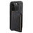 DENIOR D13   Phone Case for iPhone 14 Pro PC+TPU+PU Leather Phone Protector with Detachable Magnetic Card Holder - Black - 4