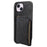 DENIOR D13 For iPhone 14 Plus Magnetic Leather+TPU+PC Bump Proof Phone Cover with Card Bag - Black - 4