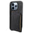 DENIOR D13 For iPhone 13 Pro Case Leather Phone Protective Cover with Detachable Magnetic Card Holder - Black - 4