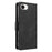 YIKATU YK-005 For iPhone 17e / 16e Case Skin-Touch Leather Stand Card Slots Phone Cover - Black - 7