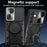 For Samsung Galaxy A35 5G Case Kickstand Armor TPU+PC Camera Protection Phone Cover - Black - 2