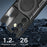 For Samsung Galaxy A35 5G Case Kickstand Armor TPU+PC Camera Protection Phone Cover - Black - 3