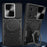 For Infinix Note 30 VIP 5G Case Lens Protection TPU+PC Kickstand Phone Cover - Black - 2