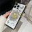 For iPhone 15 Pro Case Electroplated Butterfly Pattern TPU+PC Phone Cover with Kickstand - White - 6