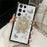 For Samsung Galaxy S24 Ultra Cell Phone Cases Rhinestone Decor Butterfly Pattern TPU+PC Cover - White - 2