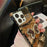 For iPhone 15 Pro Max TPU+PC Cover Electroplated Phone Case with Butterfly Kickstand - Black - 6