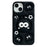 For iPhone 14 Cover Cartoon Briquette Kickstand Shockproof Silicone Phone Case - 1