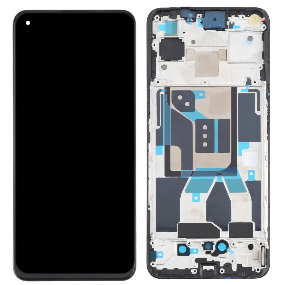 For Realme GT Neo2T OEM Grade S AMOLED Screen and Digitizer Assembly + Frame Repair Part (Without Logo) - 1