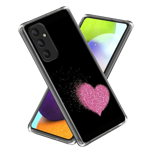 For Samsung Galaxy A35 5G Case Anti-Drop Pattern Print TPU Phone Shell - Heart - 1