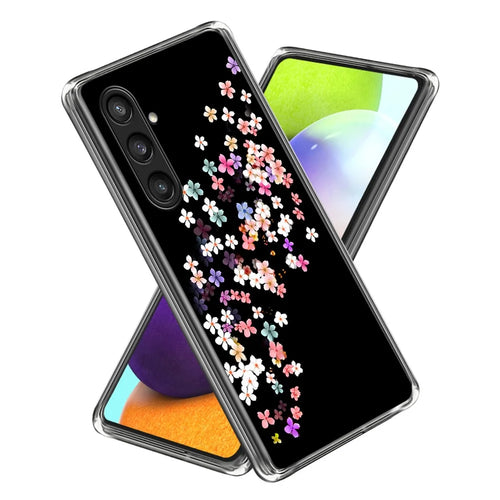 For Samsung Galaxy A34 5G Case Anti-Scratch Pattern Printing TPU Phone Cases - Floral - 1