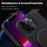 For iPhone 13 Pro Case with Ring Kickstand Compatible with MagSafe PU Leather Back Cover - Black - 7